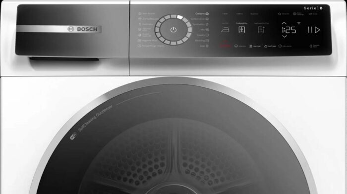 Máy sấy quần áo BOSCH WQB245B0SG Serie 8 Heat pump 9Kg - Ảnh 3