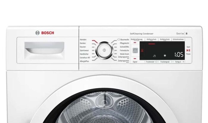 Máy sấy quần áo Bosch WTW87541 9KG Serie 8 - Ảnh 3
