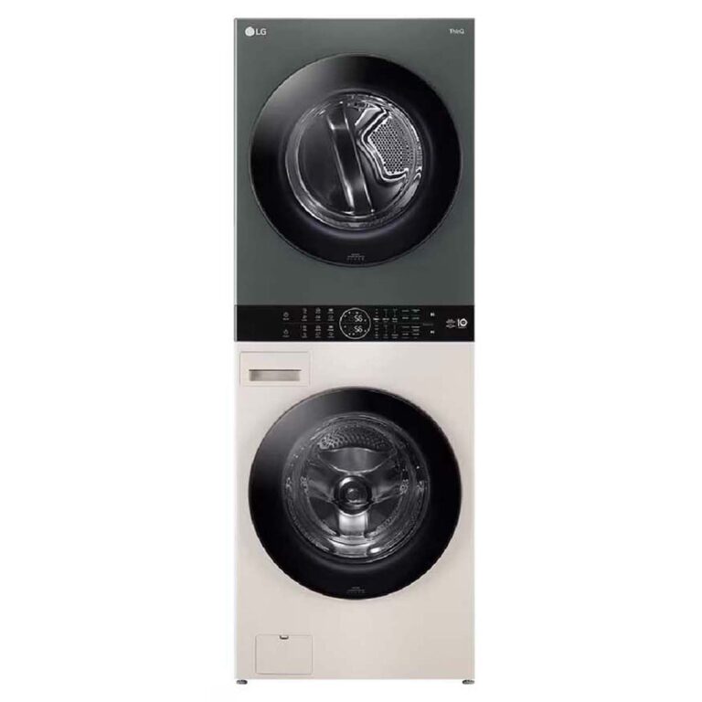 Tháp giặt Sấy LG WashTower WT1410NHEG giặt 14Kg sấy 10Kg inverter