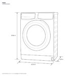 Máy giặt Electrolux EWF9025DQWB UltimateCare 9kg inverter - Ảnh 2