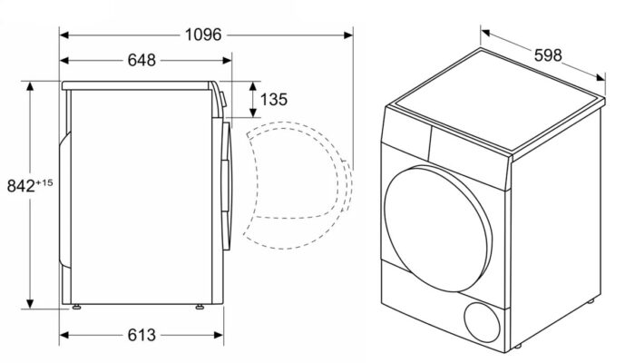 Máy sấy quần áo BOSCH WQG245040 9Kg Serie 6 - Ảnh 2