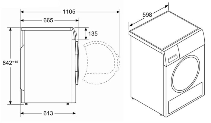 Máy sấy quần áo BOSCH WTX87MH0PL 9kg Serie 8 - Ảnh 2
