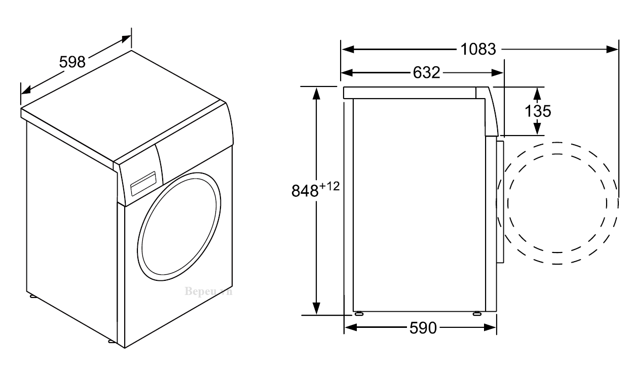 kich thuoc may giat bosch WAW28790HK