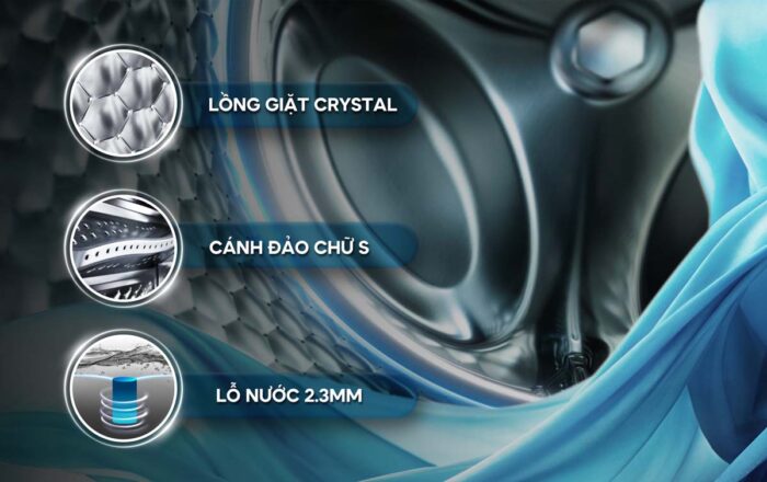 Máy giặt sấy Casper WF-P115VGT11 11.5kg 8kg inverter - Ảnh 8