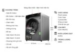 Máy giặt Toshiba TW-BK95M4V(SK) Inverter 8.5kg - Ảnh 2