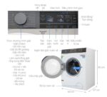 Máy giặt Electrolux EWF1142BEWA 11kg inverter - Ảnh 3