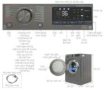 Máy giặt LG FV1410S4M1 10kg inverter - Ảnh 3