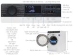 Máy giặt sấy Electrolux EWW1123P5WC 11kg 7kg inverter UltimateCare - Ảnh 2