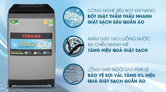 Máy giặt Toshiba AW-UH1150GV (DS) 10.5kg - Ảnh 2