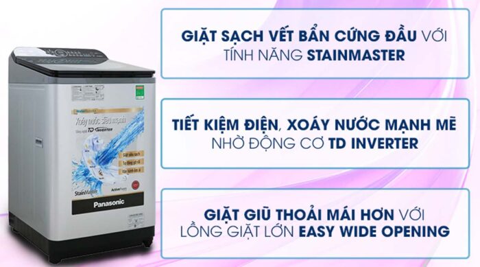 Máy giặt Panasonic NA-FD11XR1LV 11.5kg inverter - Ảnh 2