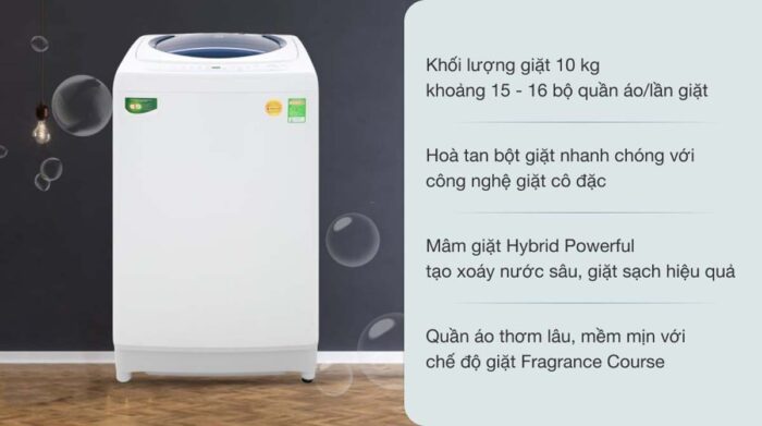 Máy giặt Toshiba AW-G1100GV WB 10kg - Ảnh 2