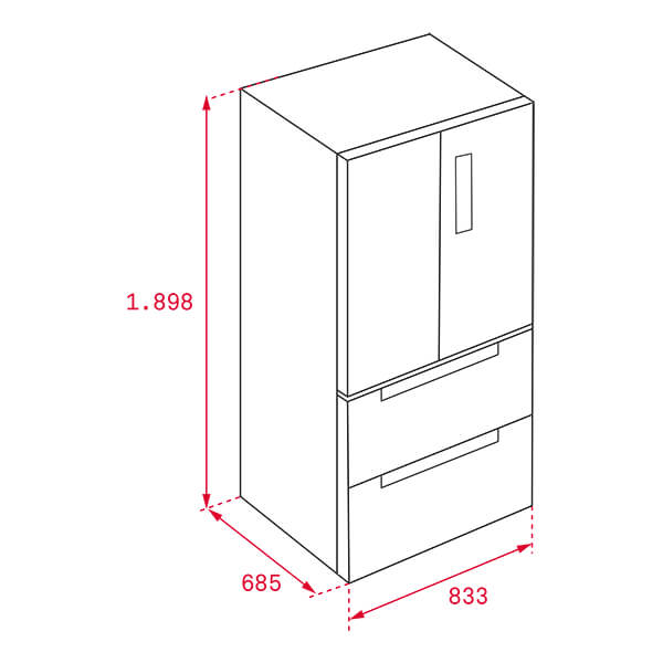 tu lanh side by side RFD 77820 GBK