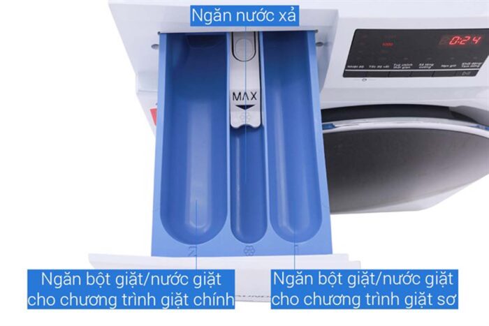 Máy giặt Aqua AQD-A852ZT Inverter 8.5kg - Ảnh 6