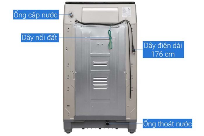 Máy giặt Aqua AQW-DW90CT 9kg Inverter - Ảnh 2