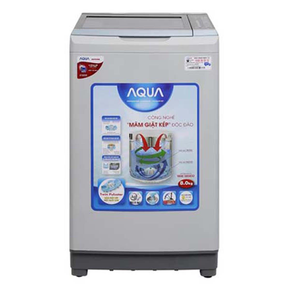 Máy giặt Aqua AQW-W80AT 8kg