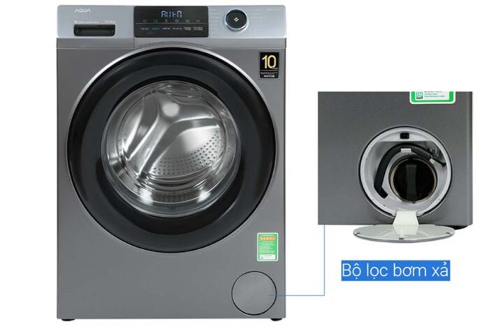 Máy giặt Aqua AQD-A1002G.S 10 Kg Inverter - Ảnh 9