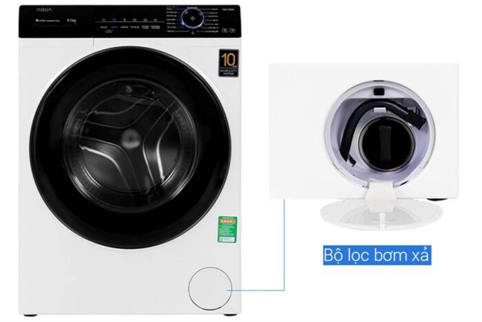 Máy giặt Aqua AQD-A800F 8 Kg Inverter - Ảnh 9