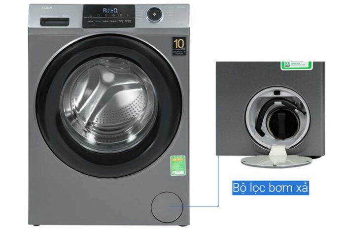 Máy giặt Aqua AQD-A902G 9 Kg Inverter - Ảnh 9