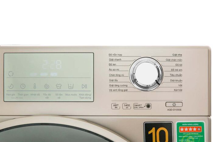Máy giặt Aqua AQD-D1050E 10.5 Kg Inverter - Ảnh 7