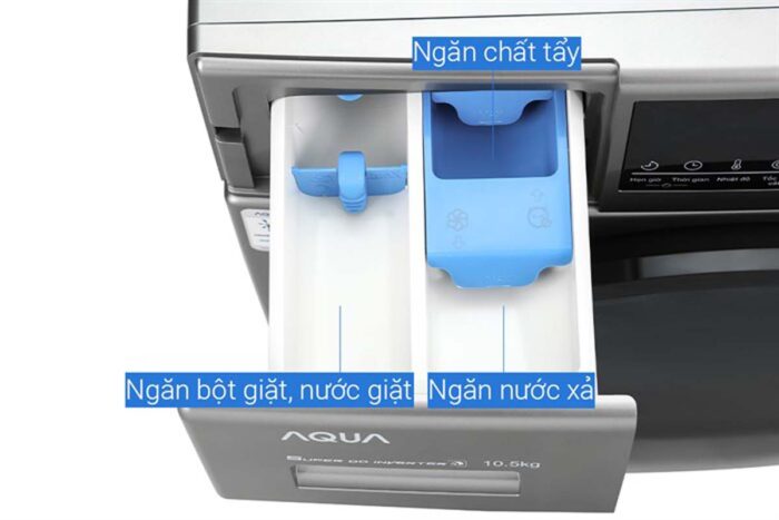 Máy giặt Aqua AQD-D1050F.S 10.5 Kg Inverter - Ảnh 6