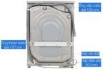 Máy giặt Aqua AQD-D1050F.S 10.5 Kg Inverter - Ảnh 10