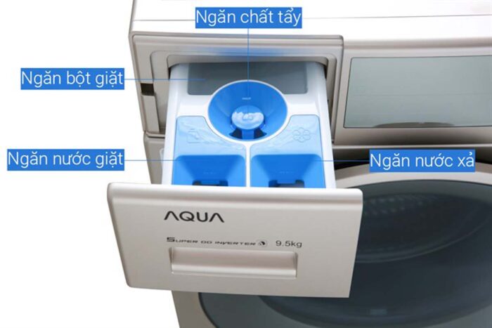 Máy giặt Aqua AQD-D950E N 9.5 Kg Inverter - Ảnh 6