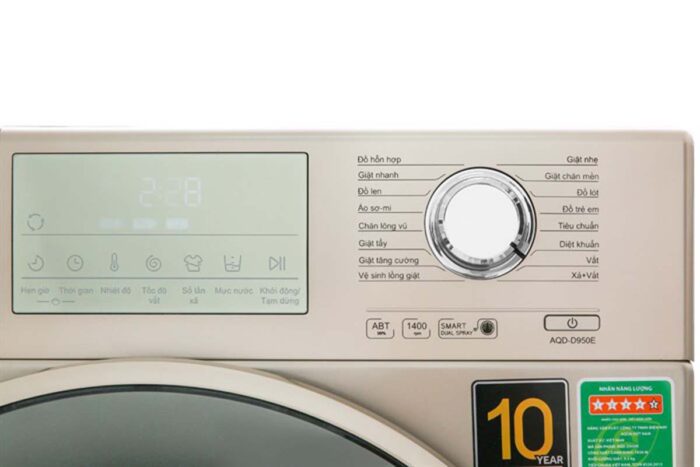Máy giặt Aqua AQD-D950E N 9.5 Kg Inverter - Ảnh 7