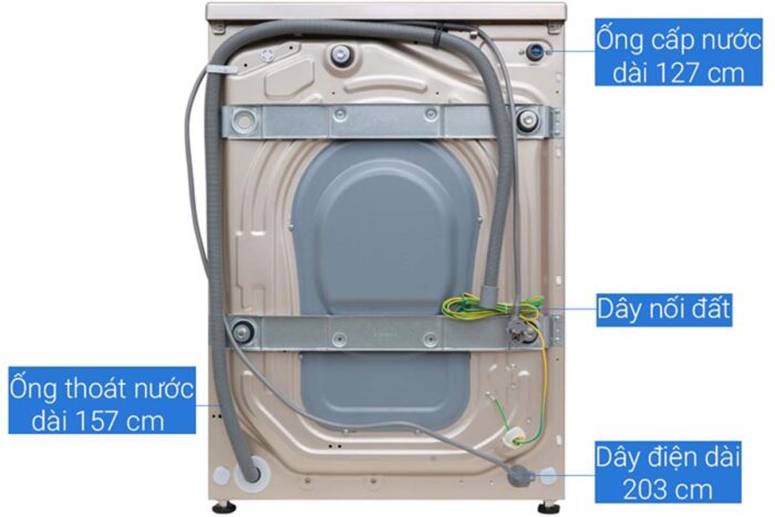 Máy giặt Aqua AQD-D950E N 9.5 Kg Inverter - Ảnh 10