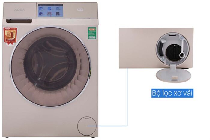 Máy giặt sấy Aqua AQD-D1000HT 10 Kg Inverter - Ảnh 8