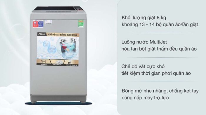 Máy giặt Aqua AQW-S80CT 8kg - Ảnh 2