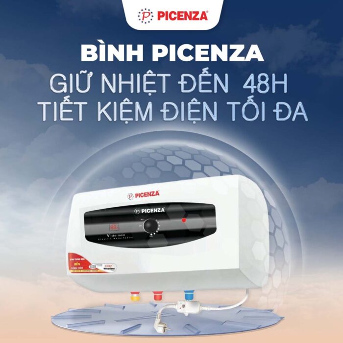 Bình nóng lạnh PICENZA N30EZ 30L ngang - Ảnh 3