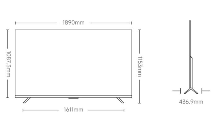Tivi XIAOMI MAX 85 inch 2025 - Ảnh 3