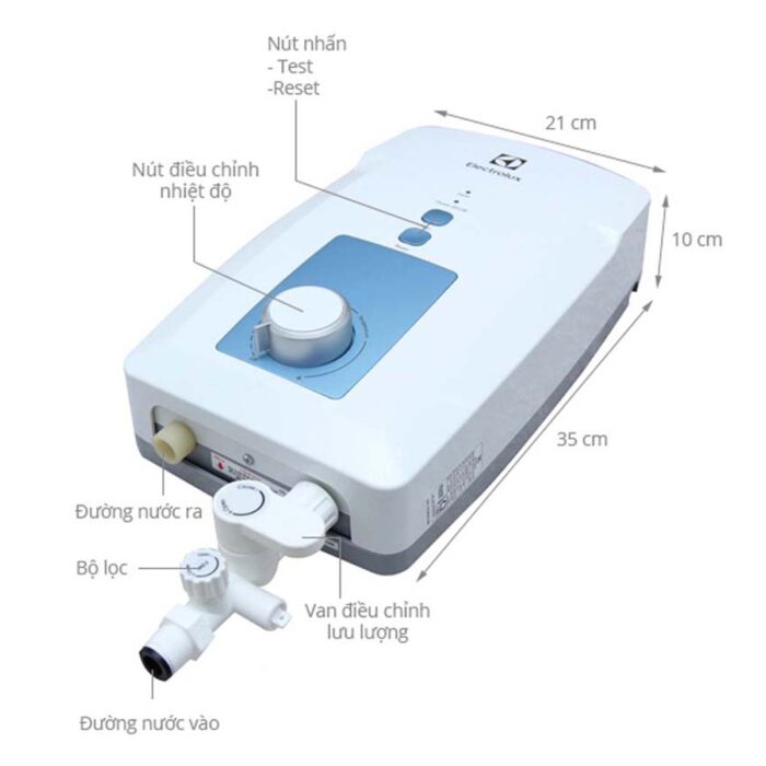 Máy nước nóng trực tiếp ELECTROLUX EWE451GX-DWB - Ảnh 2
