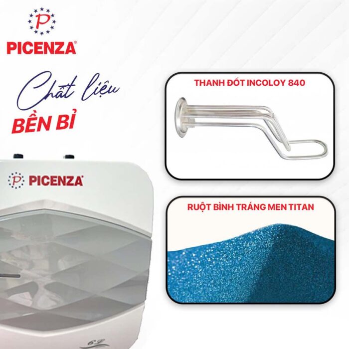 Bình nóng lạnh PICENZA N20EZ 20L ngang - Ảnh 4