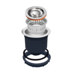 Bat-rac-inox-Chậu rửa bát KLUGER KU6045FS Basic dòng CUBE