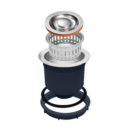 Bat-rac-inox-Chậu rửa bát KLUGER KU6045FS Basic dòng CUBE