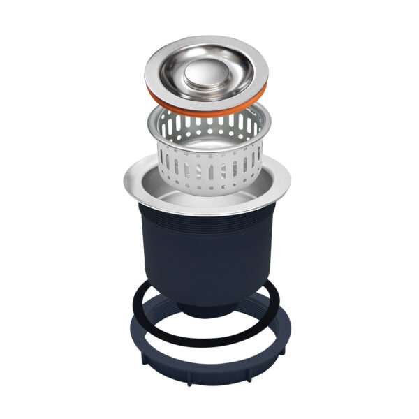 Bat-rac-inox-Chậu rửa bát KLUGER KU6045FS Basic dòng CUBE