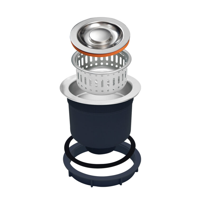 Bat-rac-inox-Chậu rửa bát KLUGER KU6045FS Basic dòng CUBE