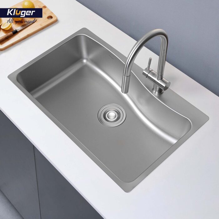Chậu rửa bát inox KLUGER KF8131FS dòng K300 - Ảnh 5