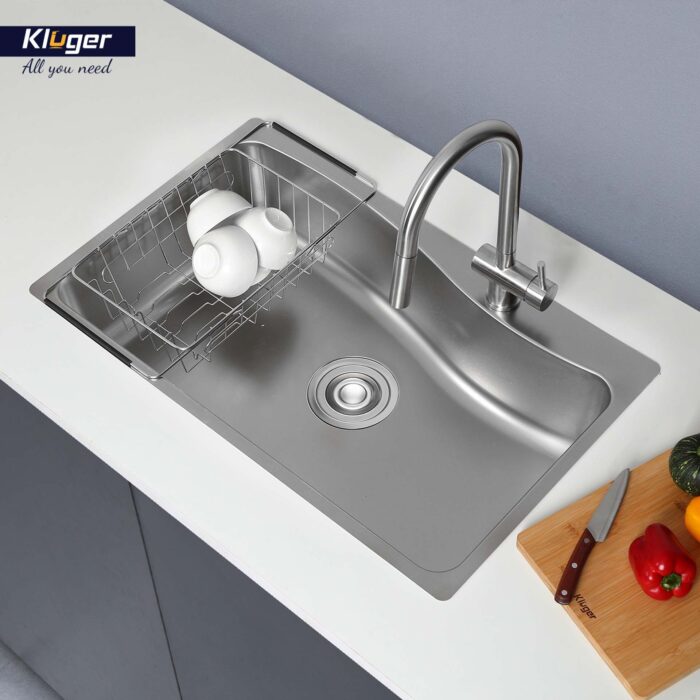 Chậu rửa bát inox KLUGER KF8131FS dòng K300 - Ảnh 7