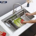 Chậu rửa bát inox KLUGER KF7850FS Plus dòng MOD - Ảnh 3