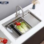 Chậu rửa bát inox KLUGER KF7850FS Plus dòng MOD - Ảnh 4
