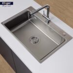 Chậu rửa bát inox KLUGER KF8121B dòng K200 - Ảnh 8