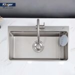 Chậu rửa bát inox KLUGER KF8850FS Basic dòng MOD - Ảnh 3