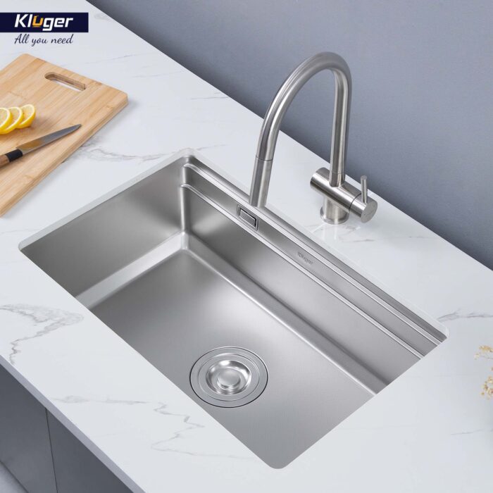 Chậu rửa bát inox KLUGER KG7044FS Basic dòng K600 - Ảnh 3