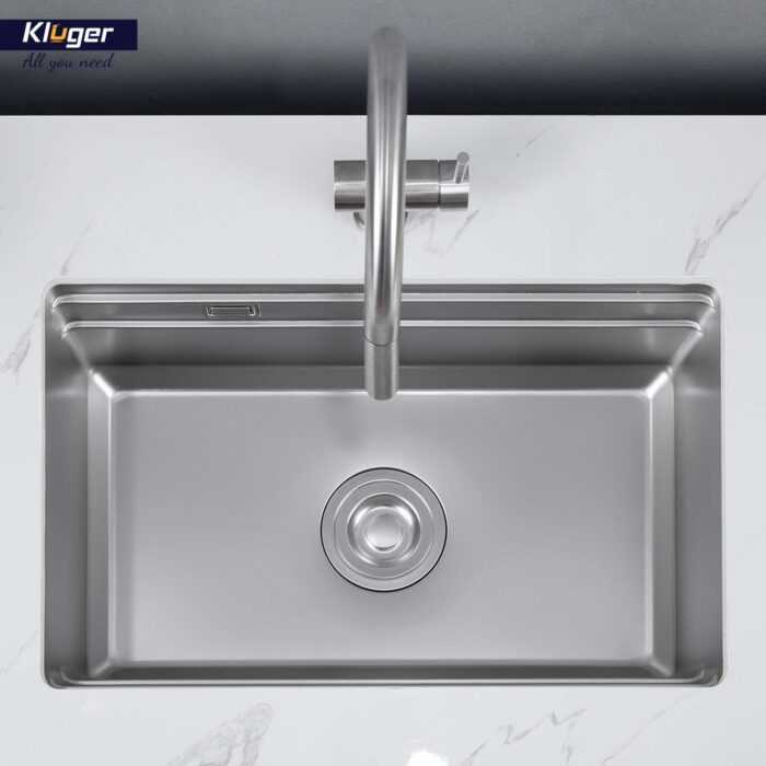 Chậu rửa bát inox KLUGER KG7044FS Basic dòng K600 - Ảnh 4