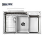 Chậu rửa bát KLUGER KH8048SL Plus dòng HARU