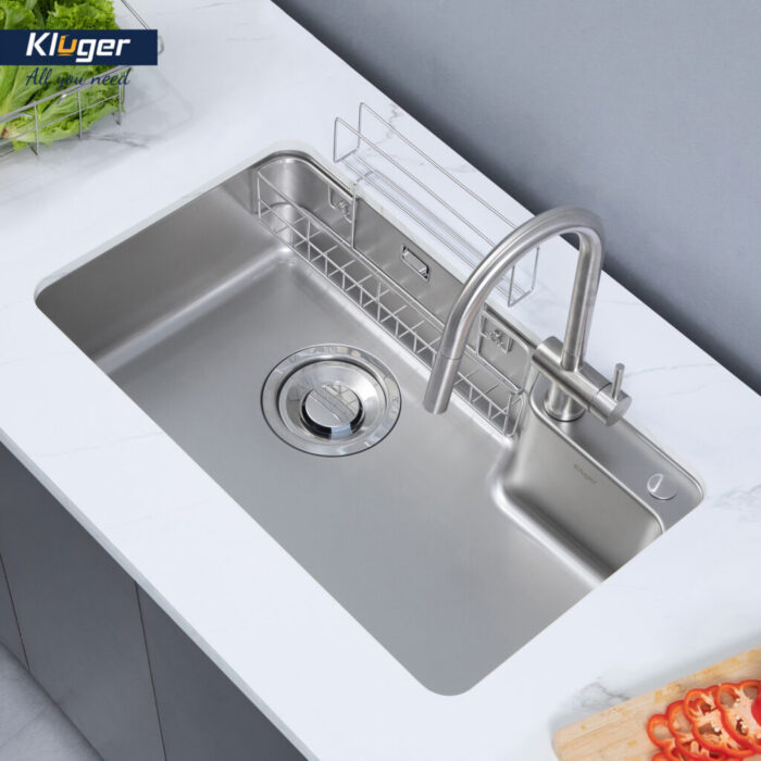 Chậu rửa bát inox KLUGER KH8048SL Plus dòng HARU - Ảnh 4