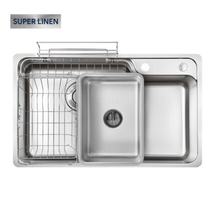 Chậu rửa bát KLUGER KH8048SL Plus dòng HARU