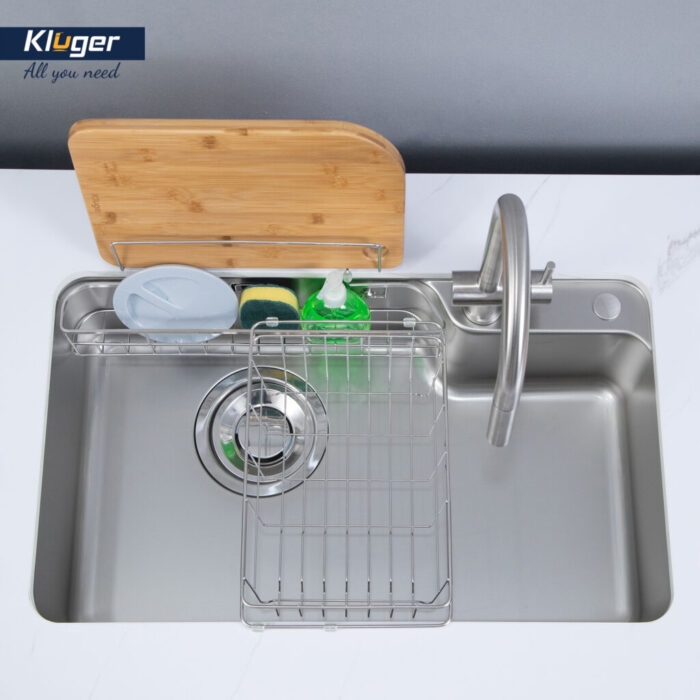 Chậu rửa bát inox KLUGER KH8048SL Plus dòng HARU - Ảnh 8